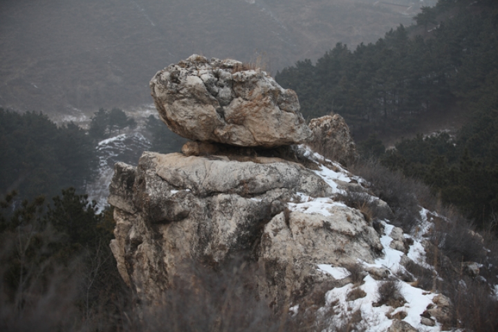 Grande muraille sous neige