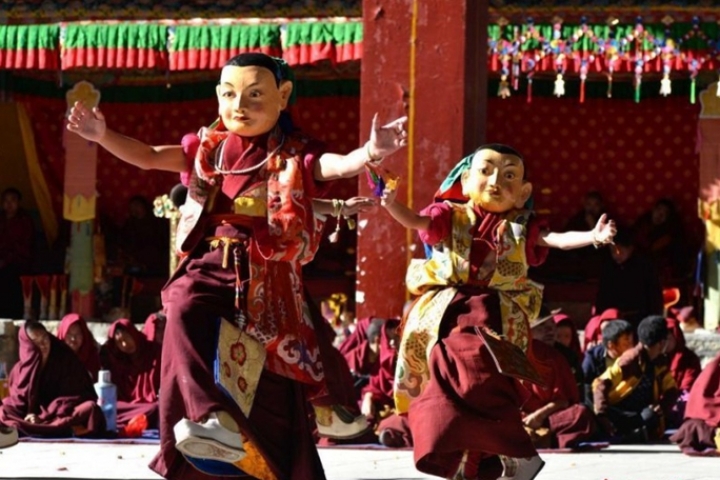 Tiaoshen, un genre de danse de Tibet