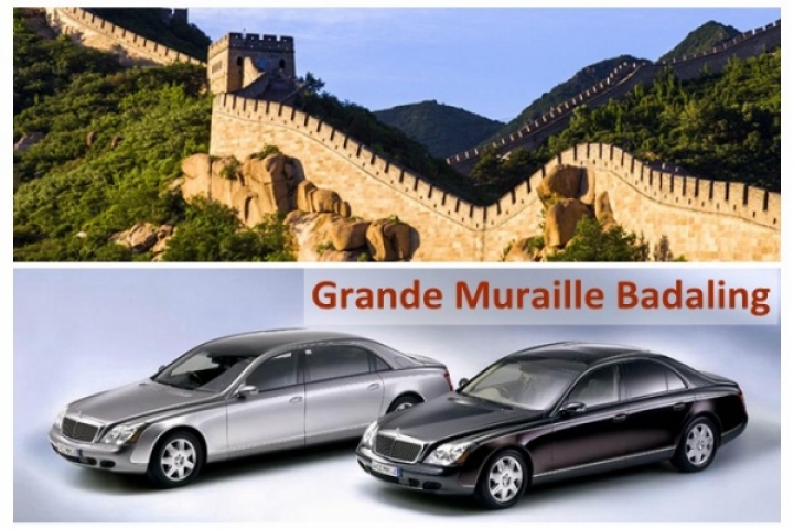 Location voiture: Muraille Badaling (+Tombeaux Ming)